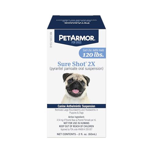 Sure Shot Liquid Dewormer Dogs (All Dogs (Under 120 lbs) / 1 Count Liquid (2oz))