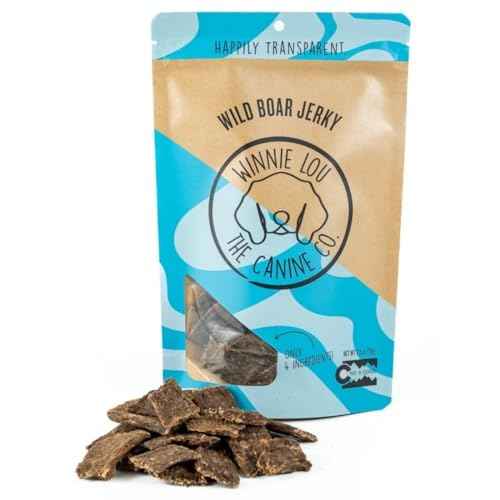 Winnie Lou Wild Boar Jerky Dog Treats (2.5 Ounce (Pack of 1))