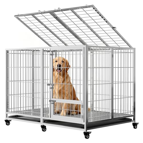 55Inch Heavy Duty Dog Crate (55.0"L x 36.0"W x 41.0"H)