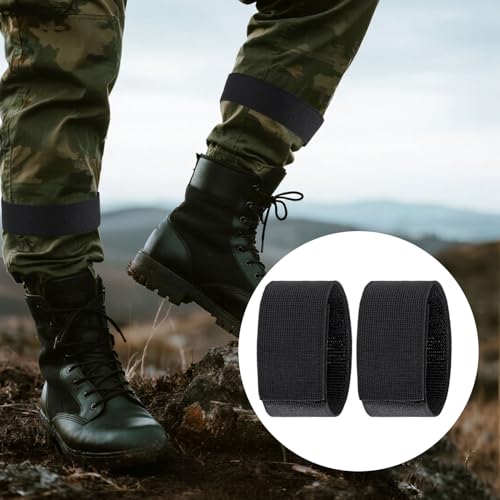 Elastic Cowboy Boot Straps (2pcs Black)
