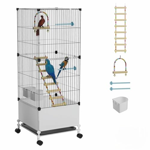 Medium Flight Bird Cage (14.2"L x 14.6"W x 39.4"H)