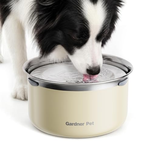 Dog Bowls 1 Gallon (White / Large (3.85L))