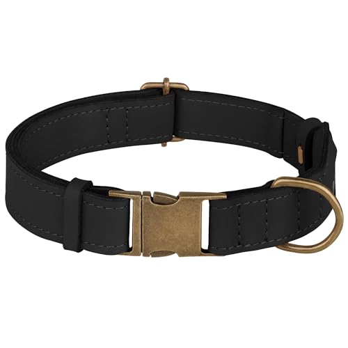 AirTag Dog Collar (Black / L, 17"-21" Neck Fit)