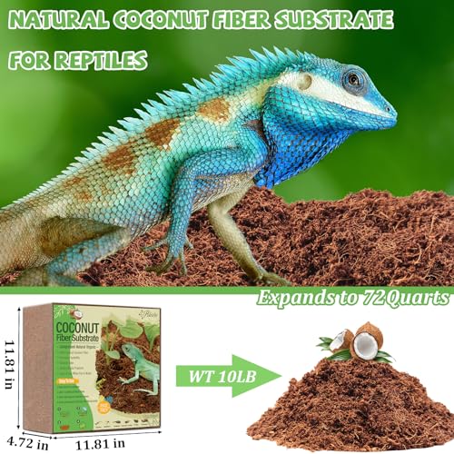 10 LB Natural Coconut Fiber Substrate (1 Pack-10LBS)
