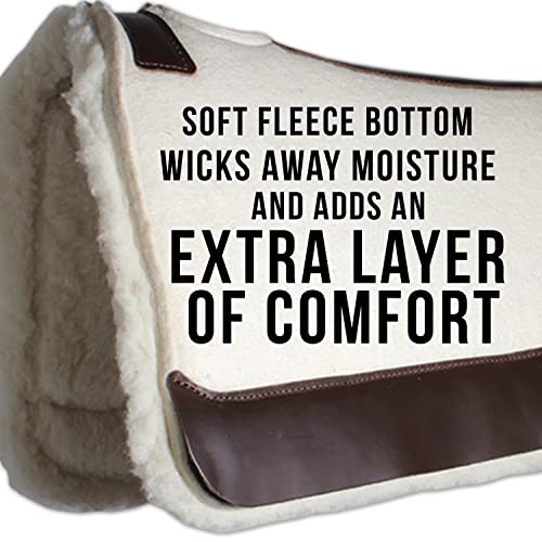 100% Steam Pressed Saddle Pad