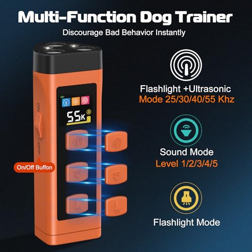 Dog Bark Deterrent Device (1 Pack Orange)