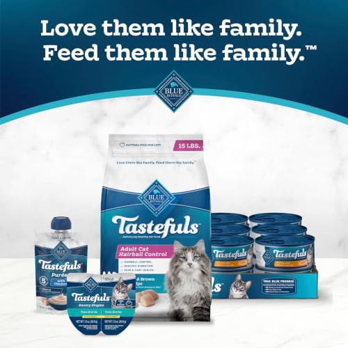 Tastefuls Chicken Adult Hairball Control Dry Cat Food (15 Pound (Pack of 1))