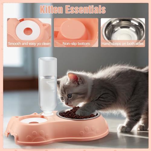 10 Pcs Kitten Starter Kit for Indoor (Classic / Medium / Pink)