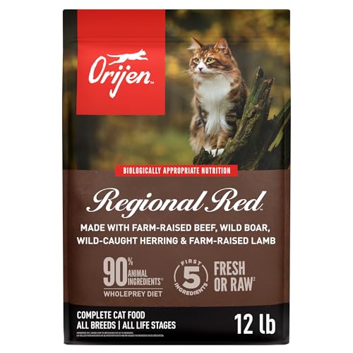 Grain Free WHOLEPREY Dry Cat Food Regional Red Recipe 12lb Bag (12 Pound (Pack of 1))