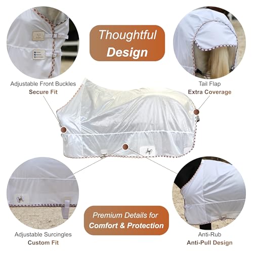 Breathable and UV Protective Tear (White - Loose Fit / 78 in)