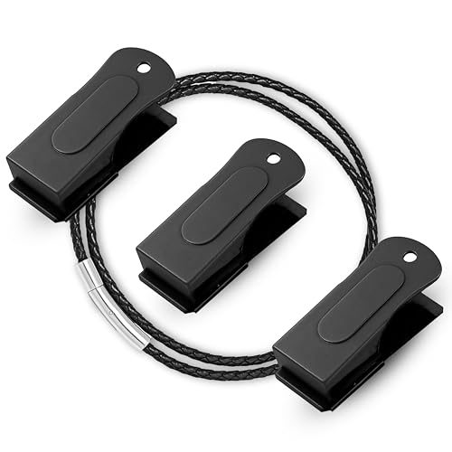Metal Clickers for Dog Training (3 Pack / Black)