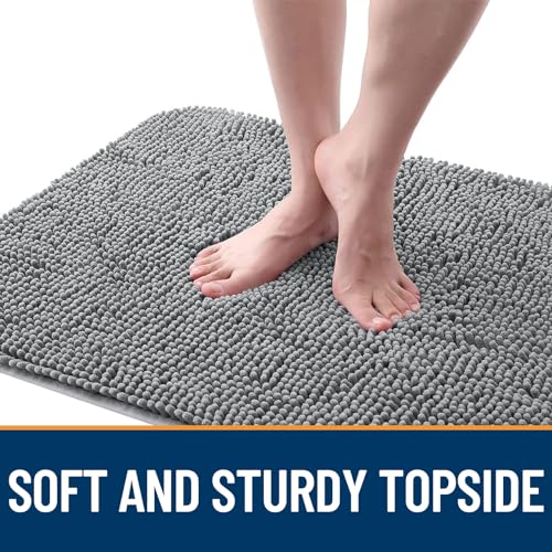 Dog Door Mat for Muddy Paws 59x32 (Grey / 59" X 32")
