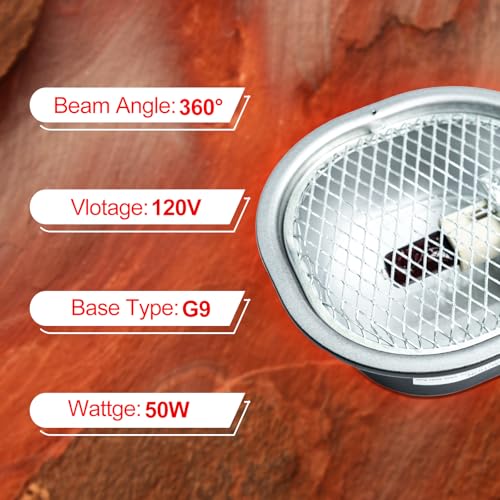 G9 Reptile Infrared Heat Lamp (Infrared Basking)