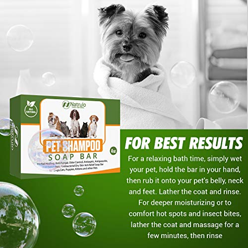 All Natural Pet Shampoo Soap Bar for Dogs