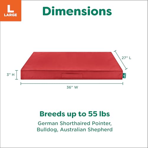 Cooling Dog Bed (Large / Red)