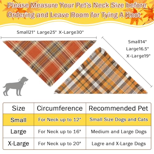 Fall Dog Bandana (Small / Fall)