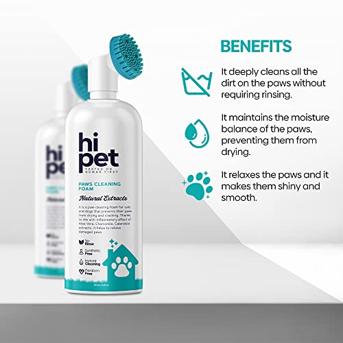 Hi Pet Dog Paw Cleaner Foam with Built (2)