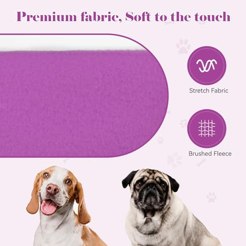 Dog Hoodie Dog Sweaters for Small Dogs (X-Small / Purple)