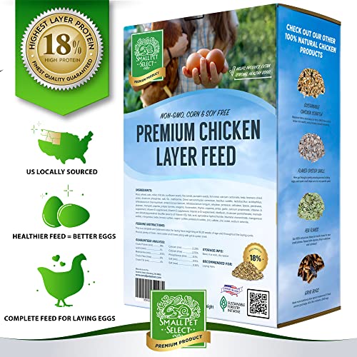 Chicken Layer Feed Pellets (40 Pound (Pack of 1))