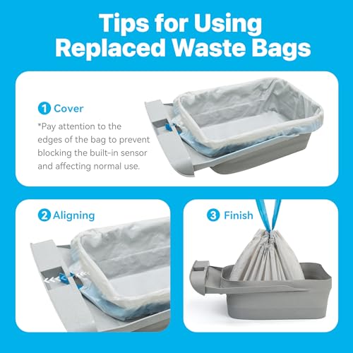 Litter Waste Bags for M1 Litter Box Series (Blue)