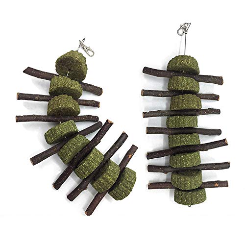 Bunny Chew Toys for Teeth (2 PCS Apple Stick String)