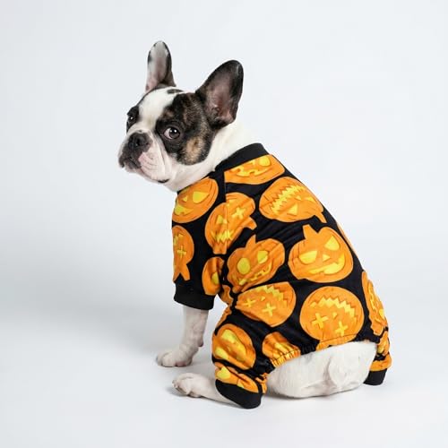 Halloween Pumpkin Dog Pajamas (Pumpkin / X-Small)