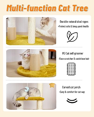 Cloud Cat Tree (31.5" with Scratching Posts)