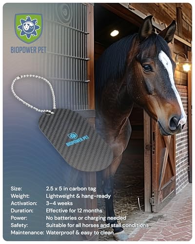 BioPower Natural Fly & Tick Repellent for Horses (Tag Bundle)