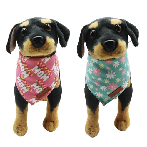 Mothers Day Dog Bandanas 2 Pack (Mothers Day / Small)