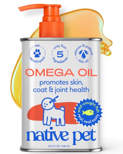 Omega 3 Fish Oil for Dogs & Cats (32 Fl Oz)
