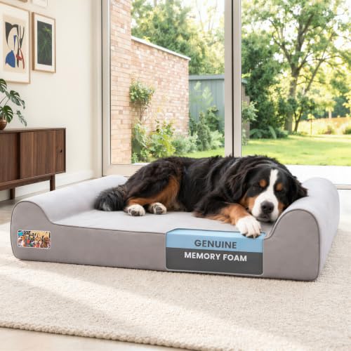 Orthopedic Dog Beds for Extra Large Dogs (XX-Large / Style C-Grey)