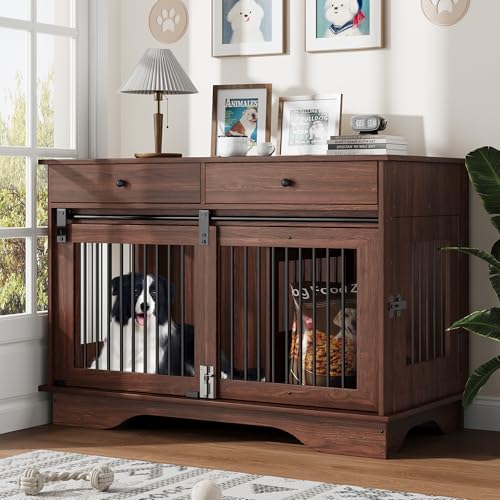 Dog Furniture Crate (Brown)