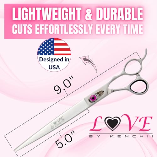 Love Dog Grooming Shears (9.0" Straight)