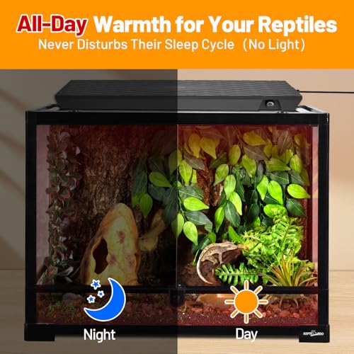 Reptile Heat Panel Adjustable Temperature Reptile Heating Plate (6" X 18")