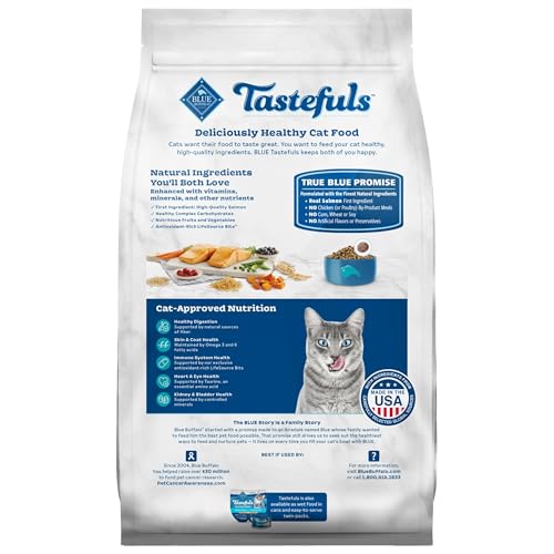 Tastefuls Salmon Adult Indoor Dry Cat Food (10 Pound (Pack of 1))