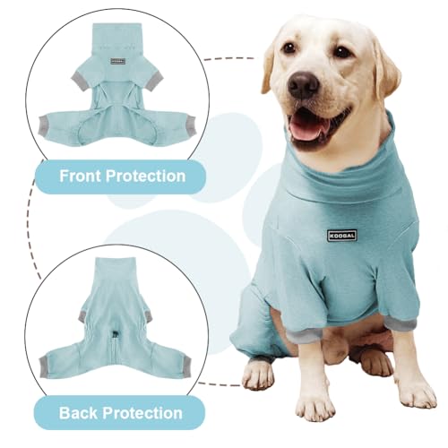 Dog Pyjamas PJS Sweater Clothes and Home Clothing Suitable for Medium to Large Breeds of Dogs (Blue / 3XL)