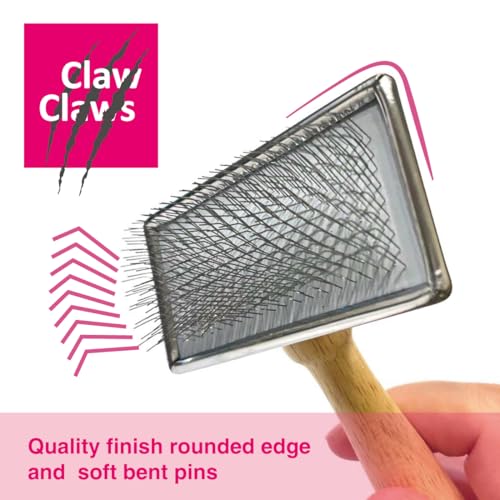 Pet Slicker Brush for Large Dogs (3.85")