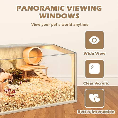 Hamster Cage Chewproof (32.0"L x 16.0"W x 16.0"H)