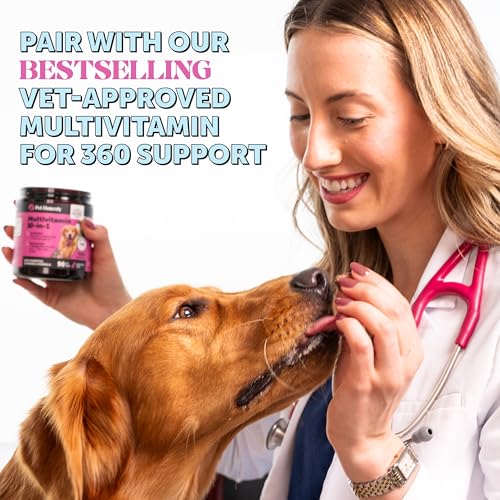 Dog Skin and Coat Supplement with Salmon Oil for Dogs