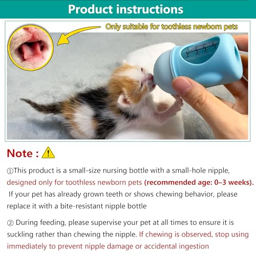 Puppy Bottles for Nursing (Blue)