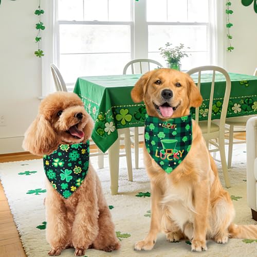 St. Patrick's Day Dog Bandanas Small 3PCS (ST-26 / Small)