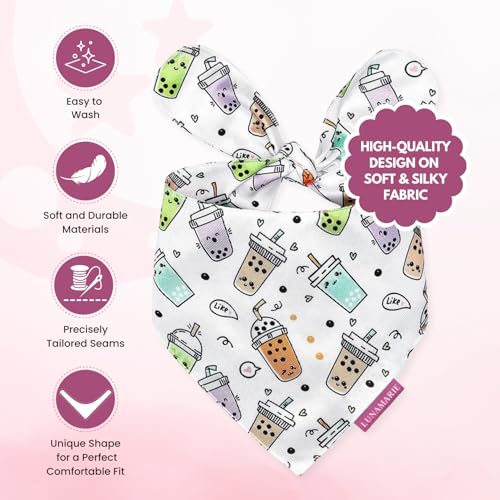 Luxury Pet Birthday Bandanas (Boba / Medium)