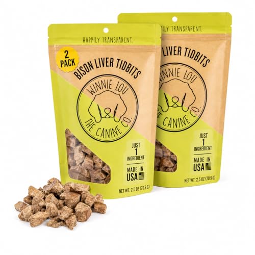Winnie Lou Organic Jerky Dog Treats Made in The USA (1 Count (Pack of 2))