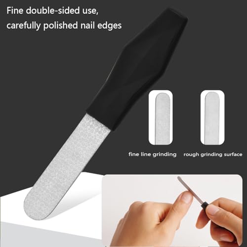 Angled Nail Clippers Black Eagle Beak Oblique Slanted Curved Thick Professional Nail Clippers for Women Adult Men Ingrown (Baroque)