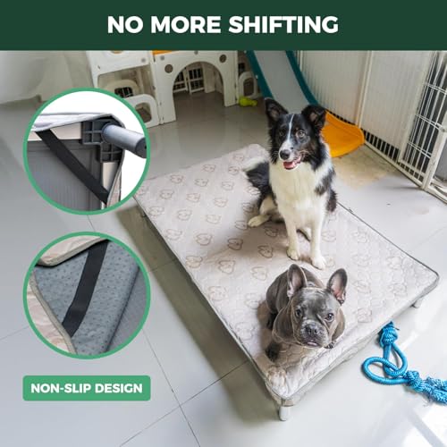 TitanNest Padded Chew (Gray / Medium Dog (41.0"L x 27.0"W x 5.0"H) + Cover)