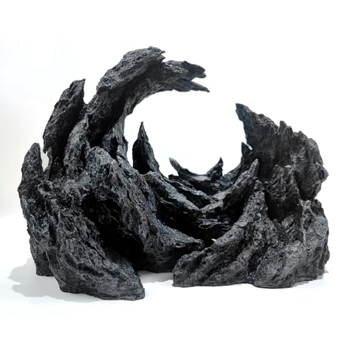 Fish Tank Decor Rocks.Aquarium Decoration Model.Easy and Quick Solution for Aquascaping (Perched Canyon-24inch)