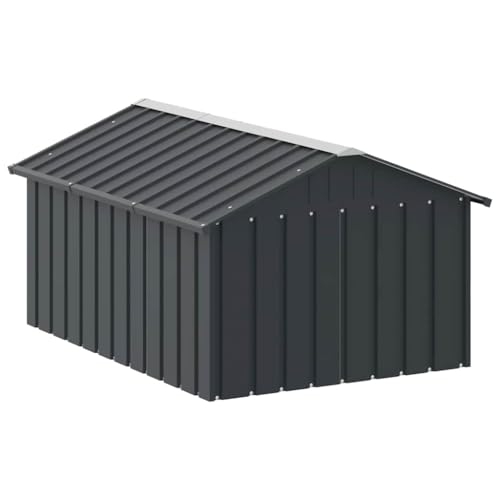 Dog House Anthracite 45.9"x60.2"x32.1" Galvanized Steel