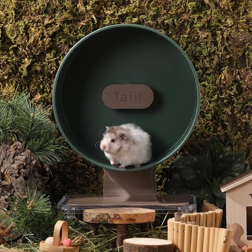 Super‑Silent Hamster Exercise Wheel (8.7inch / Avocado Green)