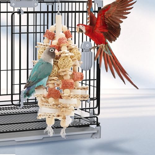 Bird Toys 17.5 Inches Parrot Toy for Chewing