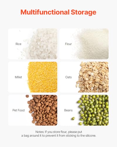 Rice Storage Container (4.5 Gallon*2+3.5Gallon*2)